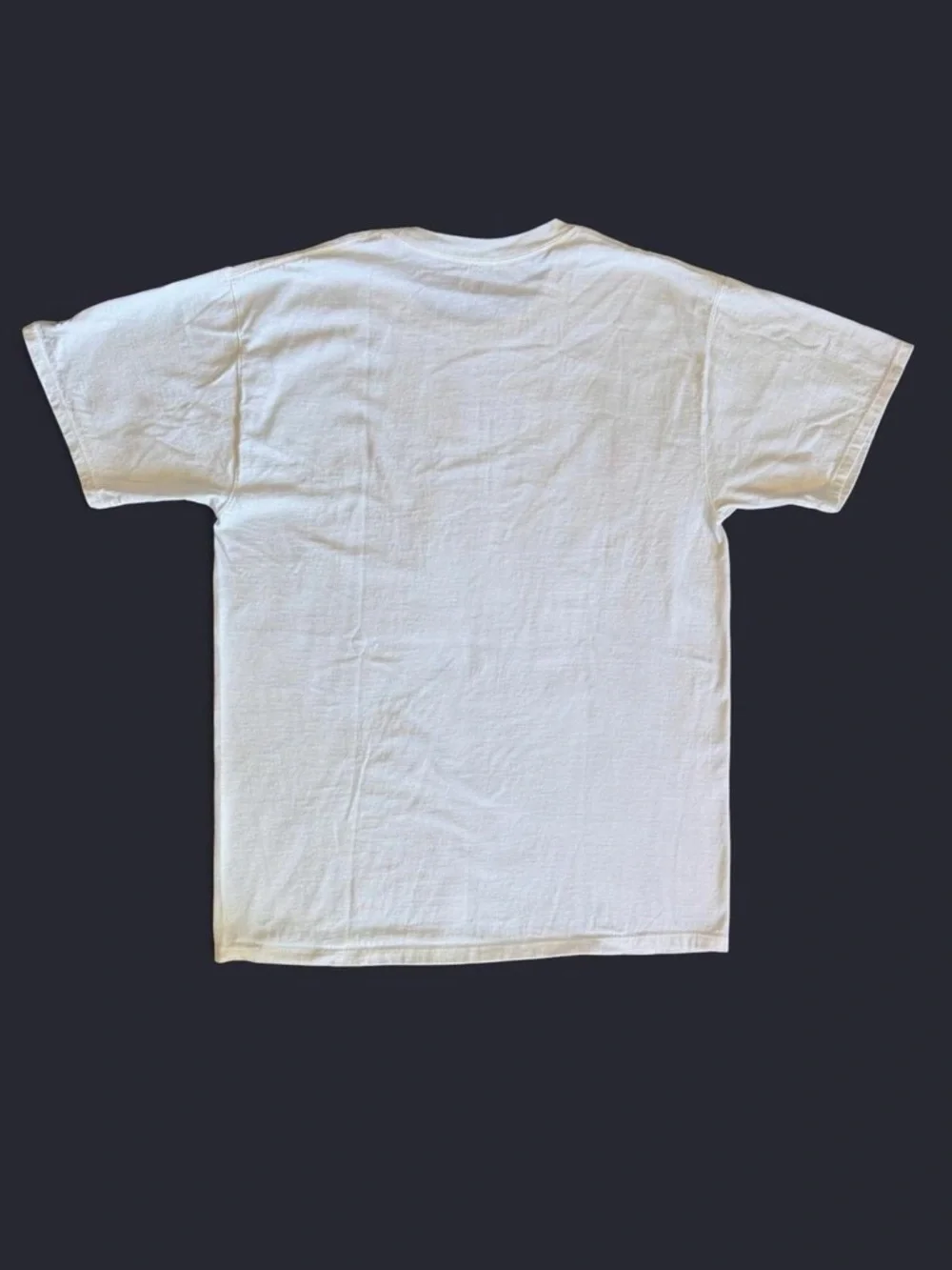 Champion Men’s White Script Logo Tee - Size Medium - Picture 5 of 5